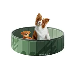 BABYLUNA - Piscina Plegable Perros Grandes 120x30cm PVC No Inflable