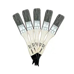 F3C - Pack X5 Brocha 1 Pulgadas Mango Madera Profesional