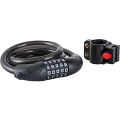 GENERICO - Cadena De Seguridad Para Bicicleta Con Clave Numérica 5 Dígitos