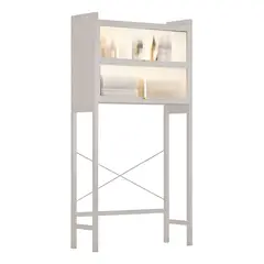 EVERSO - Organizador Estante De Lavadora Baño Metalico Rack 3 Niveles