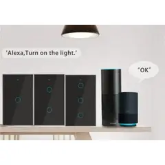 GENERICO - Apagador Inteligente Wifi Sin Cable Neutro 1,2 O 3 Canales