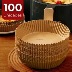 UTILISIMO - Kit De 100 Unidades Forros Desechables Antiadherentes Papel Para Freidora De Aire