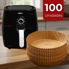 UTILISIMO - Kit De 100 Unidades Forros Desechables Antiadherentes Papel Para Freidora De Aire