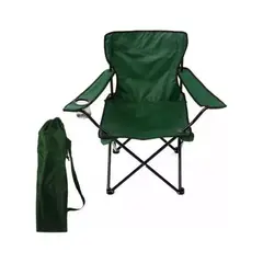 GENERICO - Silla De Camping Playa Plegable Con Posavasos Y Reposabrazos