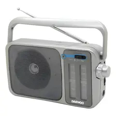 DAEWOO - Radio Portátil Bt 2banda Amfm Usb Negro Di-t220