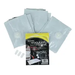 SAVER VACUUM BAG - Pack Ahorro 3 SETS de 3 Bolsas Ahorra Espacio SVB 45 x 70 cm