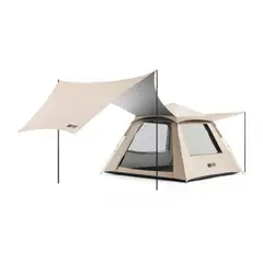 BABYLUNA - Carpa 3 Estaciones Modular para 6 Personas 3 EN 1 Incluye Toldo 8.5m2 Anti-UV