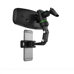 GENERICO - Soporte Celular Auto Retrovisor Universal De 360 Grados