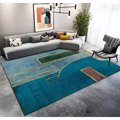 GENERICO - ALFOMBRA PARA LIVING ANTIDESLIZANTE CON DISEÑOS TRIDIMENCIONALES