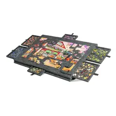 OFERTABKN - Tabla De Rompecabezas Inclinable Con Soporte Y 6 Cajones