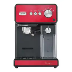 OSTER - Cafetera Automática De Espresso Primalatte Color Rojo