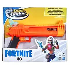 NERF - Super Soaker Fortnite Hc Pistola Blaster Lanza Agua