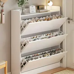 GENERICO - Zapatero Mueble Organizador 3 Niveles Recibidor 80x120x17cm