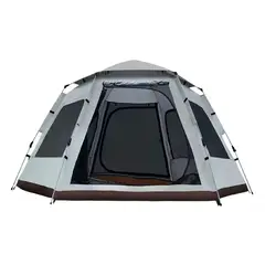 U BUY - Carpa Para Camping Automática Hexagonal Para 4-6personas