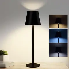 TATEE - Lámpara De Mesa Recargable Lámpara USB Ajuste de tres colores