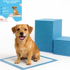 GENERICO - 50 Pañales Sabanillas Entrenamiento Absorbentes Mascota Perros 60x45 cm