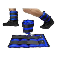 GENERICO - 2 Pesas Tobilleras 1kg Muñecas Pesas De Ejercicio Total 2kg