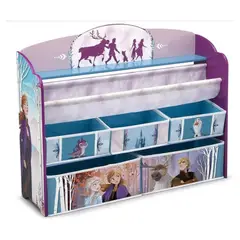 DELTA CHILDREN - Organizador de libros y juguetes Deluxe Frozen II Disney - 5 contenedores