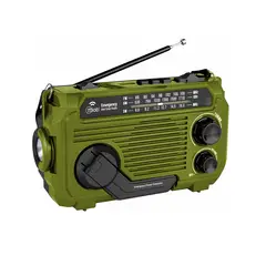 MLAB - Radio Portatil Dinamo y Solar Recargable Linterna 9584