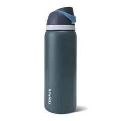 GENERICO - Termo 1L Botella Termica Temper Agua Acero Inox Azul