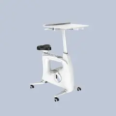 ERGOSTORE - Ergobike Bicicleta Estática con Escritorio Ajustable Silenciosa