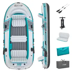 BESTWAY - Bote Inflable Con Remos Y Asientos Elite 3.64x1.66m