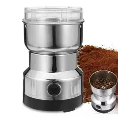 GENERICO - Moledor Molinillo De Cafe Granos Y Semillas Pro Color Gris