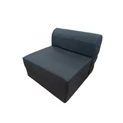 RECUTEX - SOFA CAMA ESPUMA BLACKIE NEGRO 190X130X18 TWIN
