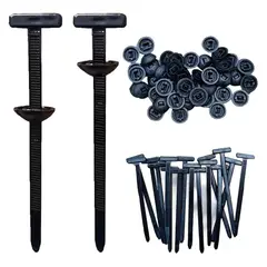 GENERICO - 20 Amarras Plásticas Automotrices Para Reparación