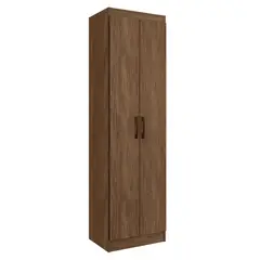 EXIT - Clóset Multiuso 2 Puertas 4 Repisas Café 183x52x36 cm