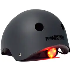POWERBIKE - Casco Urbano con Luz Gris Talla M