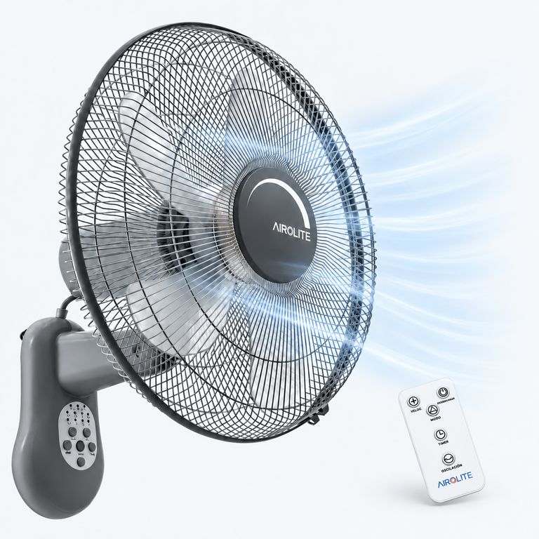 Ventilador Pared Muro Control Remoto y Timer V16m6r 16 Pulg 50W