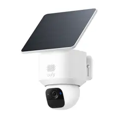 EUFY - SoloCam E30 Cámara Seguridad 2K, Solar, IA Inteligente, Panorámica 360°, Visión Nocturna, Almacenamiento Local