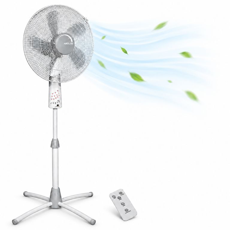 Ventilador Pedestal Pie Silencioso 16 C/r V16p6r