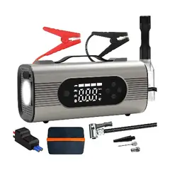 GENERICO - Arrancador De Batería De Coche Portátil 8 En 1 Con Compresor