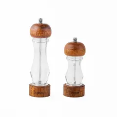 SIMPLIT - Set 2 Molinillos Sal Pimienta Madera Verona