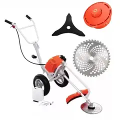 EINHELL - Orilladora Desbrozadora Desmalezadora 52cc 3 En 1 + Ruedas