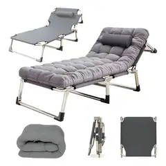 ACTUAL - Cama Portátil Gran Tamaño 190x70x29 Premium Silla De Camping Plegable