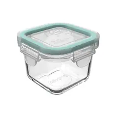 ALLEGRA - Contenedor Hermetico Vidrio 210mL Cuadrado Cocina