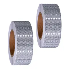 ATURE - Cinta Reflectante De Advertencia De Seguridad 5cmx25m2 Rollo