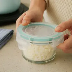 ALLEGRA - Set 9 Contenedores Hermeticos Recipiente De Vidrio