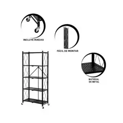 GENERICO - Estante Organizador Plegable Multiuso 5 Niveles