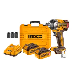 INGCO - Llave Pistola Impacto Bl 12 20v 500nm Ciwli2050 + Acc