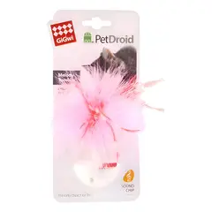 GIGWI - Juguete Interactivo Gato Petdroid Con Pluma Y Sonido Blanco