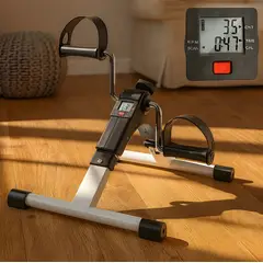 COSMETICAVAL - Pedalera Con Pantalla Lcd Rehabilitación Ejercicio Pedal Fit Bicicleta
