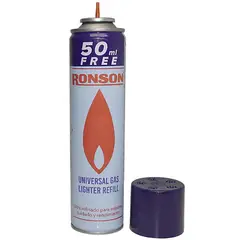 RONSON - Gas Universal Recarga Encendedores 300 ml