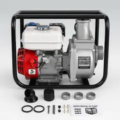 GENERICO - Motobomba de Agua 2 Pulgadas - Licencia Japonesa Profesional