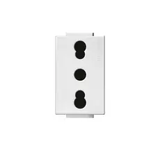 BTICINO - Módulo Enchufe 2P+T 10-16A 250V Blanco Nobile