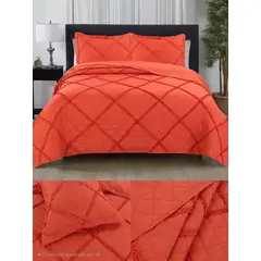 TODOHOGAR SANTIAGO DE CHILE - Cubrecama microfibra con vuelos 2 plazas