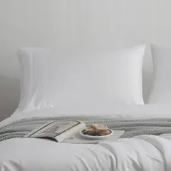 NATURALINO - Funda de Plumón Bambú blanco 2 plazas